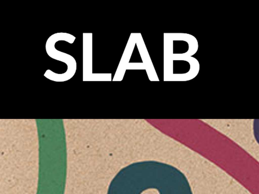 slab literary magazine logo for issue 8